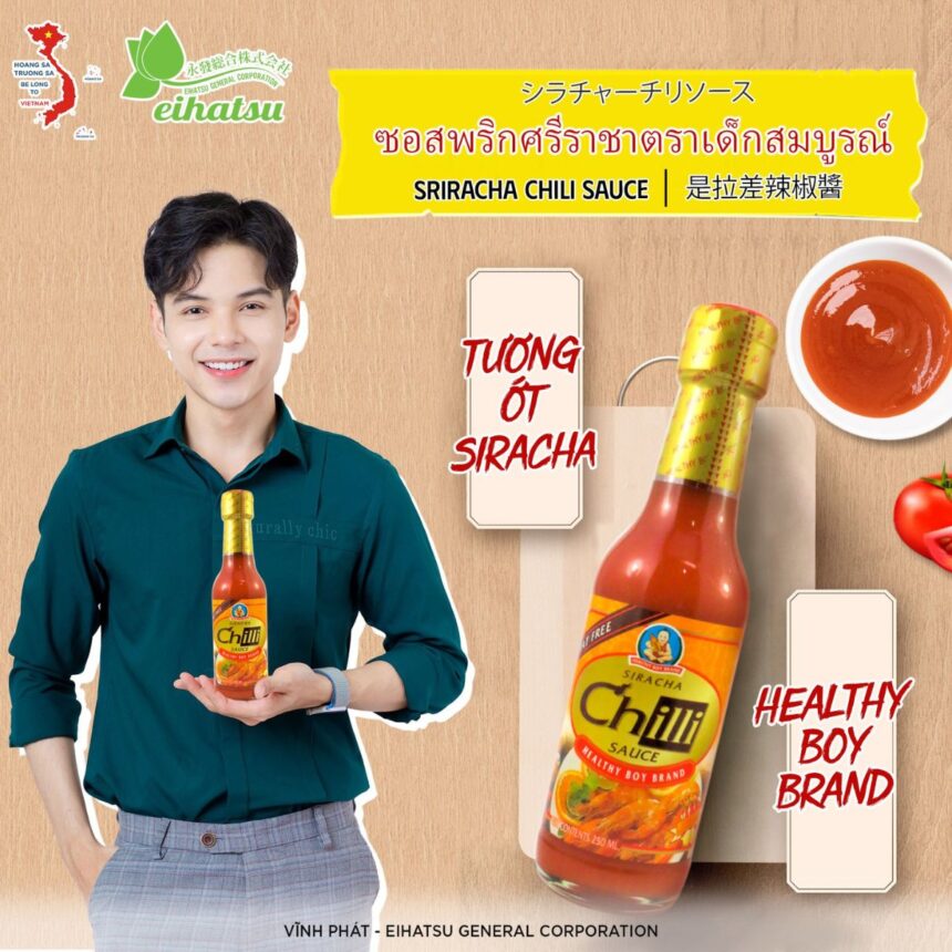 T Ng T Th I Sriracha Healthy Boy Brand Ml Th Ng Chai Eihatsu