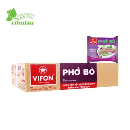 Box of 30 packages of Vifon Instant Beef Noodle Soup
